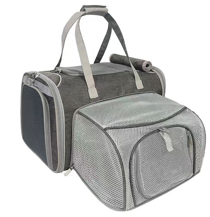 Mr. Peanut's Gold Series Standard Size Airline Compliant Expandable Pet Carrier V3.0